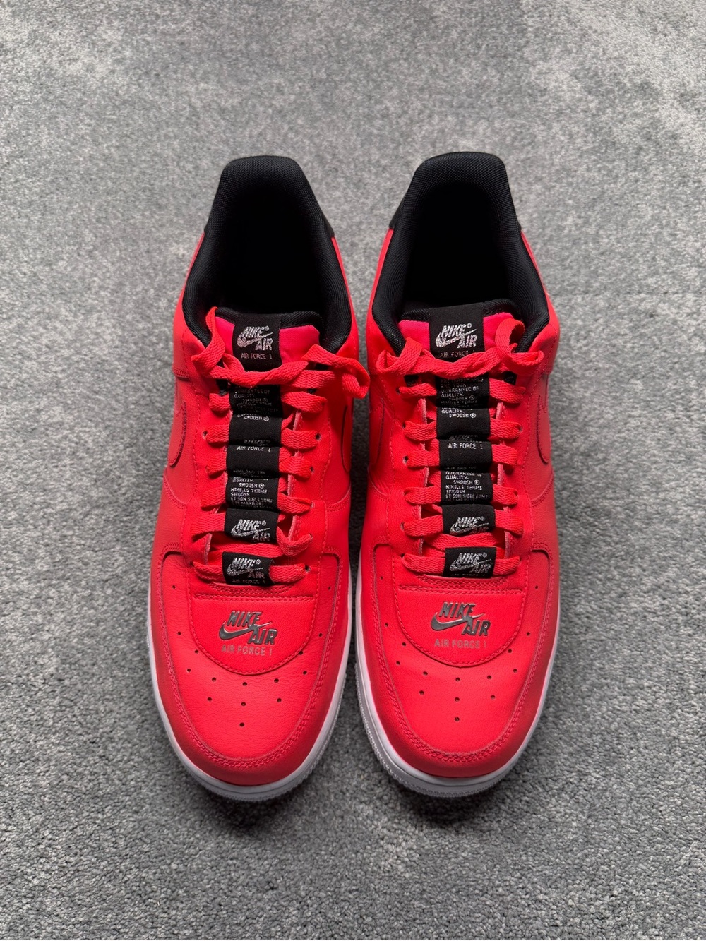 Nike Air Force 1 Low Neon orange with Black Trim